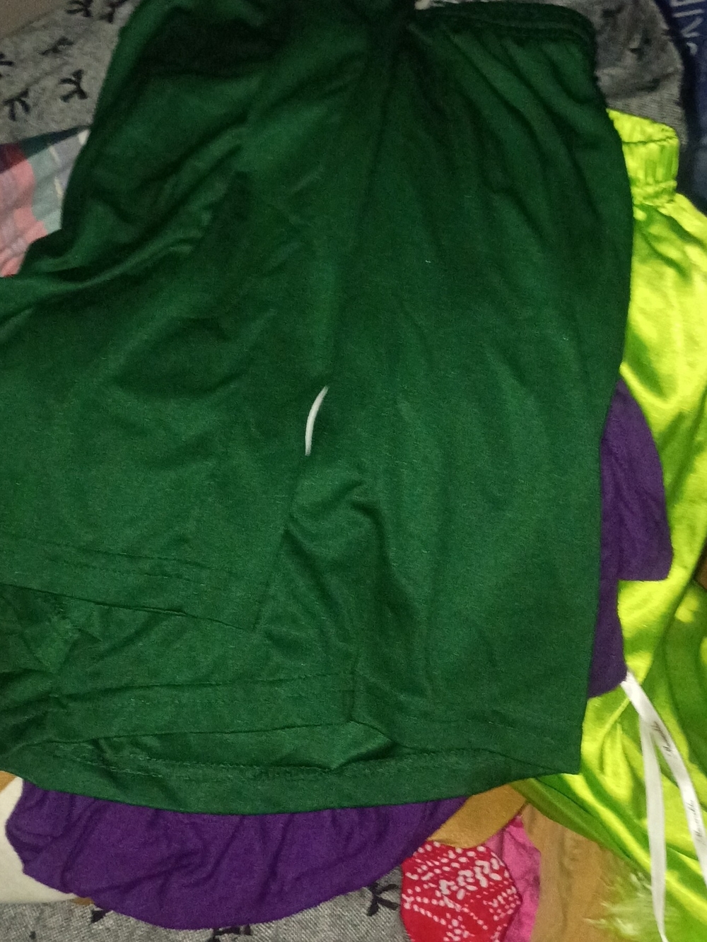 Green Women's Athletic Shorts - Unbranded